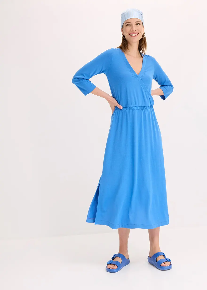 Jerseykleid aus Viskose-Mix