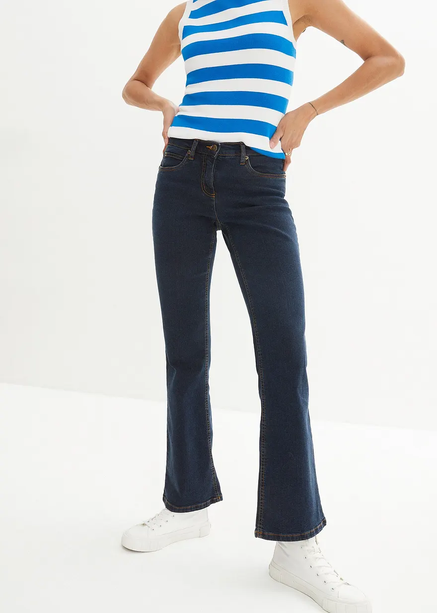 Bootcut Jeans High Waist, Stretch