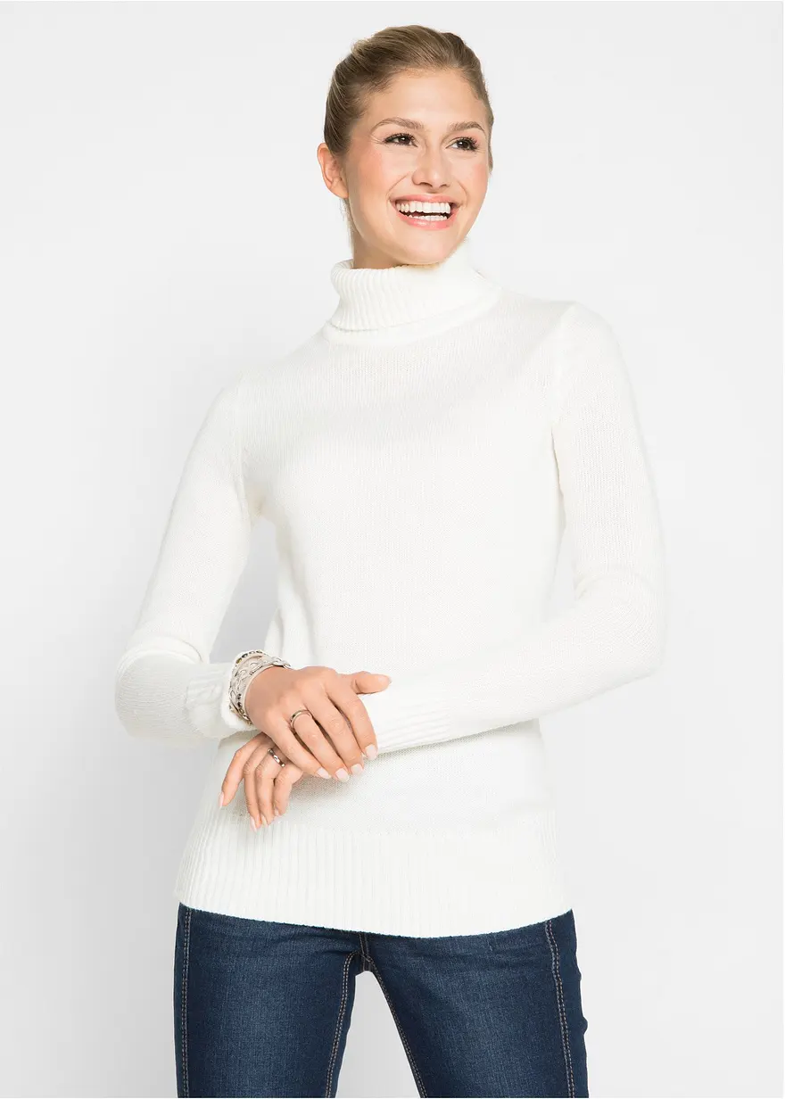 Basic Rollkragenpullover