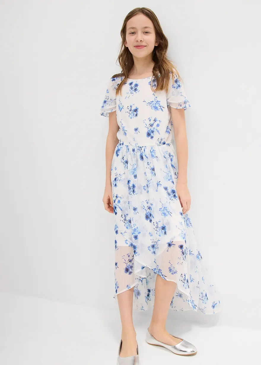 Chiffonkleid aus strukturiertem Crinkle