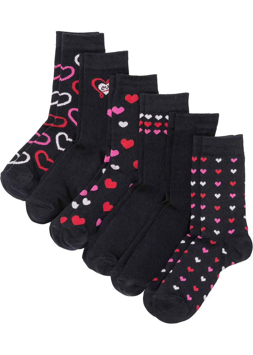 Damen Socken mit Bio-Baumwolle (6er Pack)