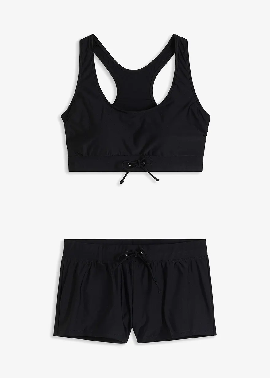 Bustier-Bikini (2-tlg.Set) mit Badeshorts