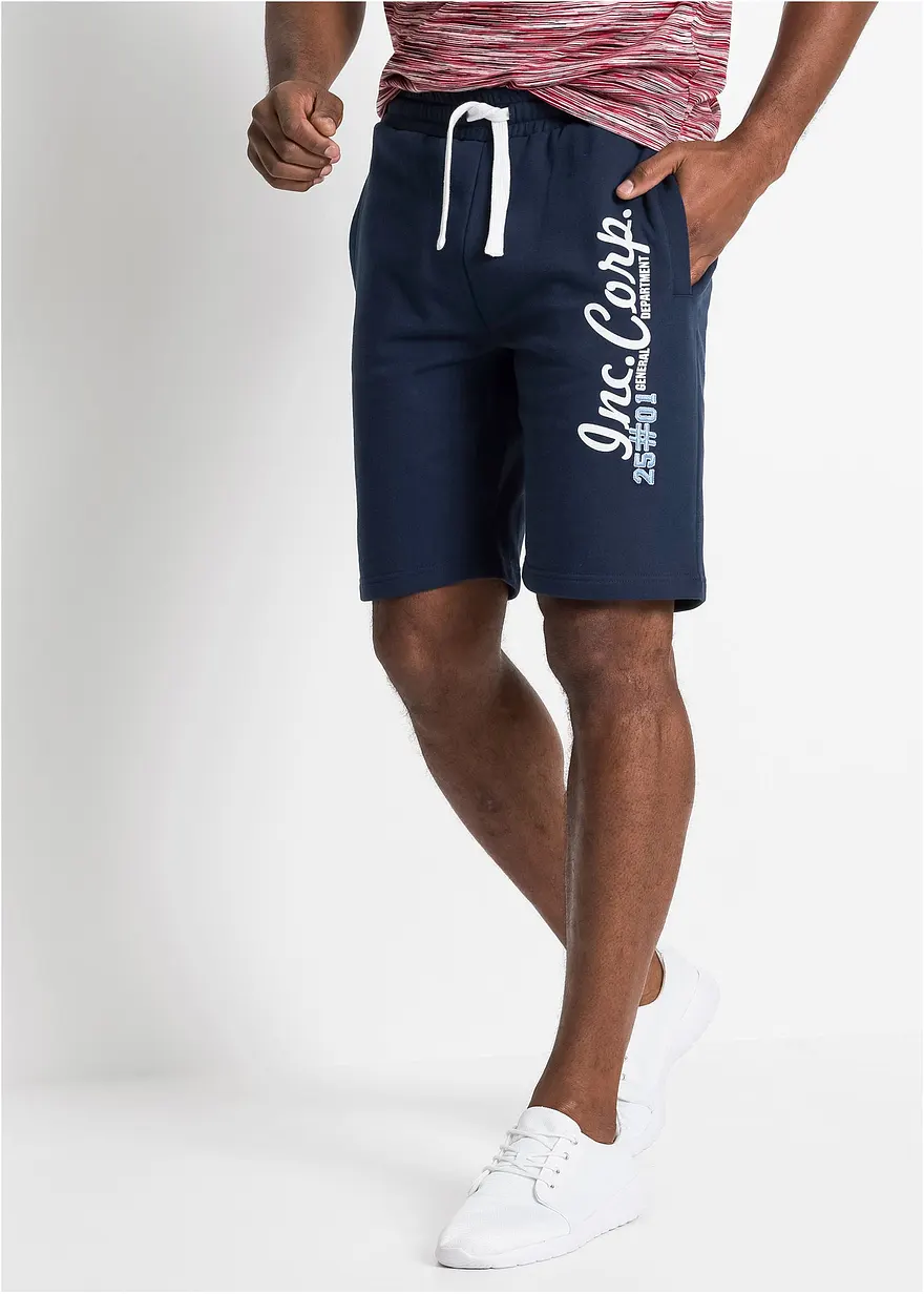 Sweat-Bermuda aus reiner Baumwolle