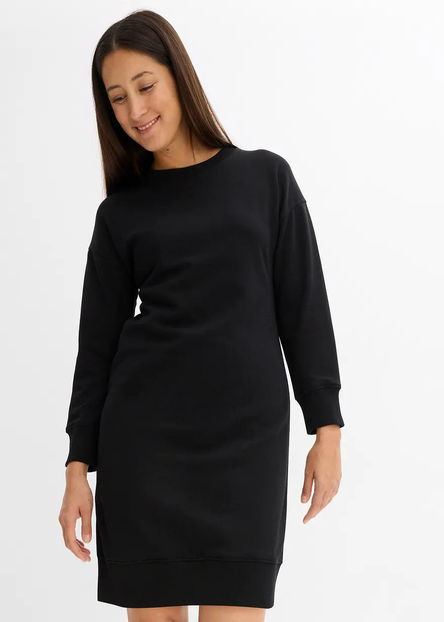 Ballonförmiges Sweatkleid