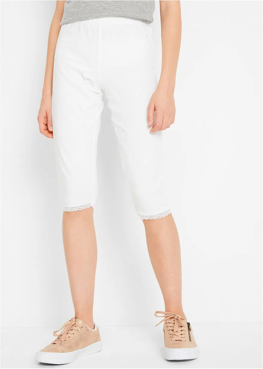 Capri-Leggings mit Bio-Baumwolle (2er Pack)