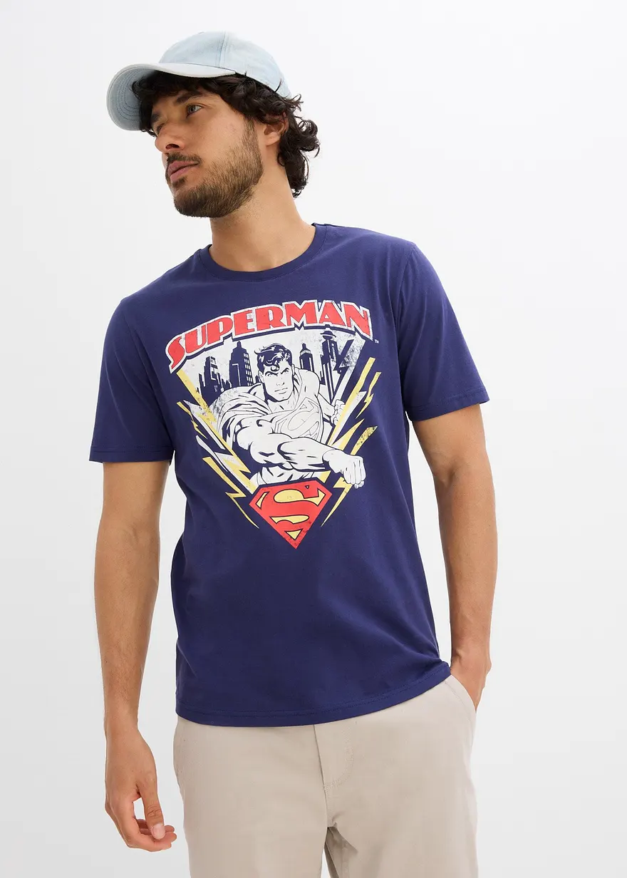 Superman T-Shirt aus reiner Baumwolle
