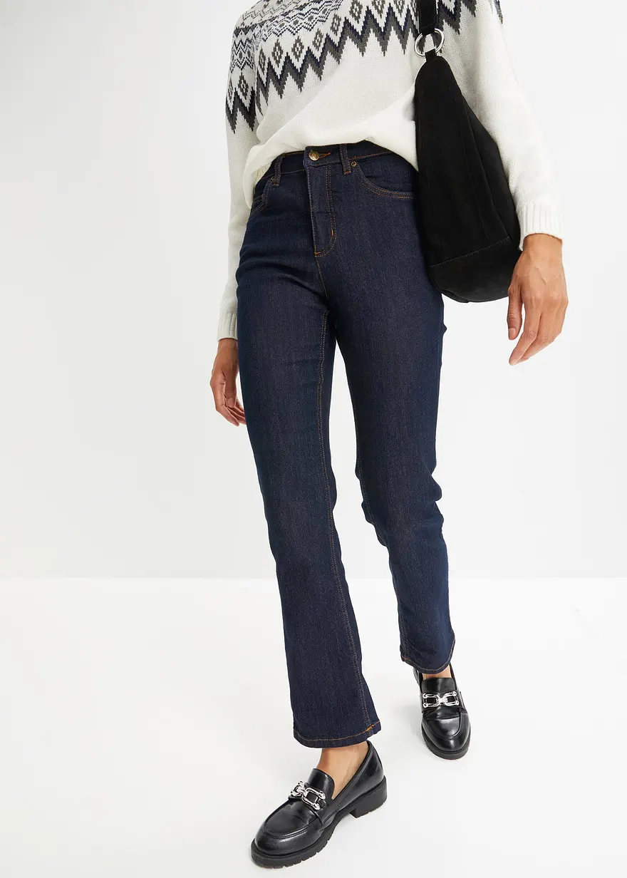 Straight Jeans High Waist, Stretch