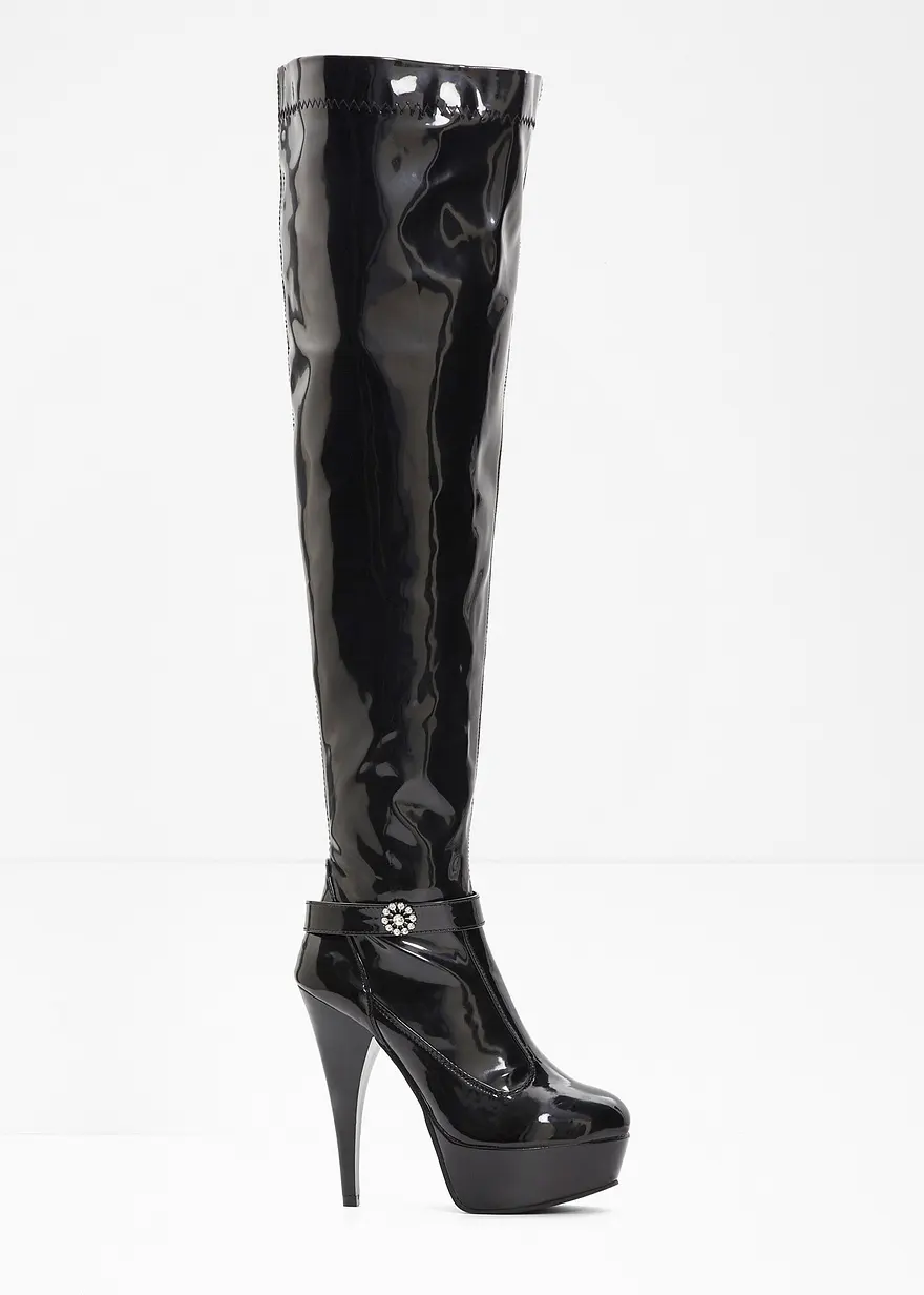 Plateau Overknee Stiefel