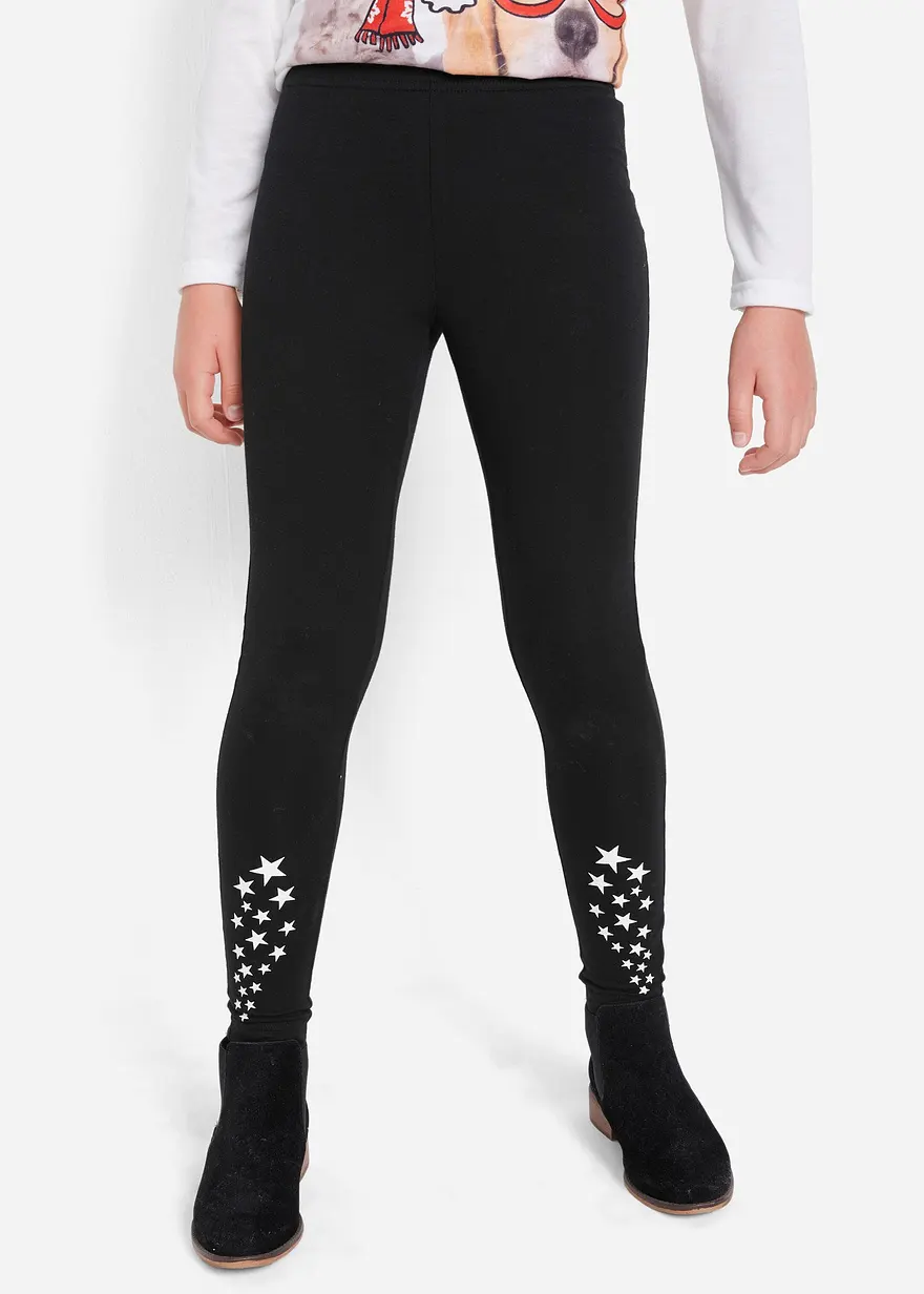 Leggings aus elastischem Bio-Baumwoll-Mix