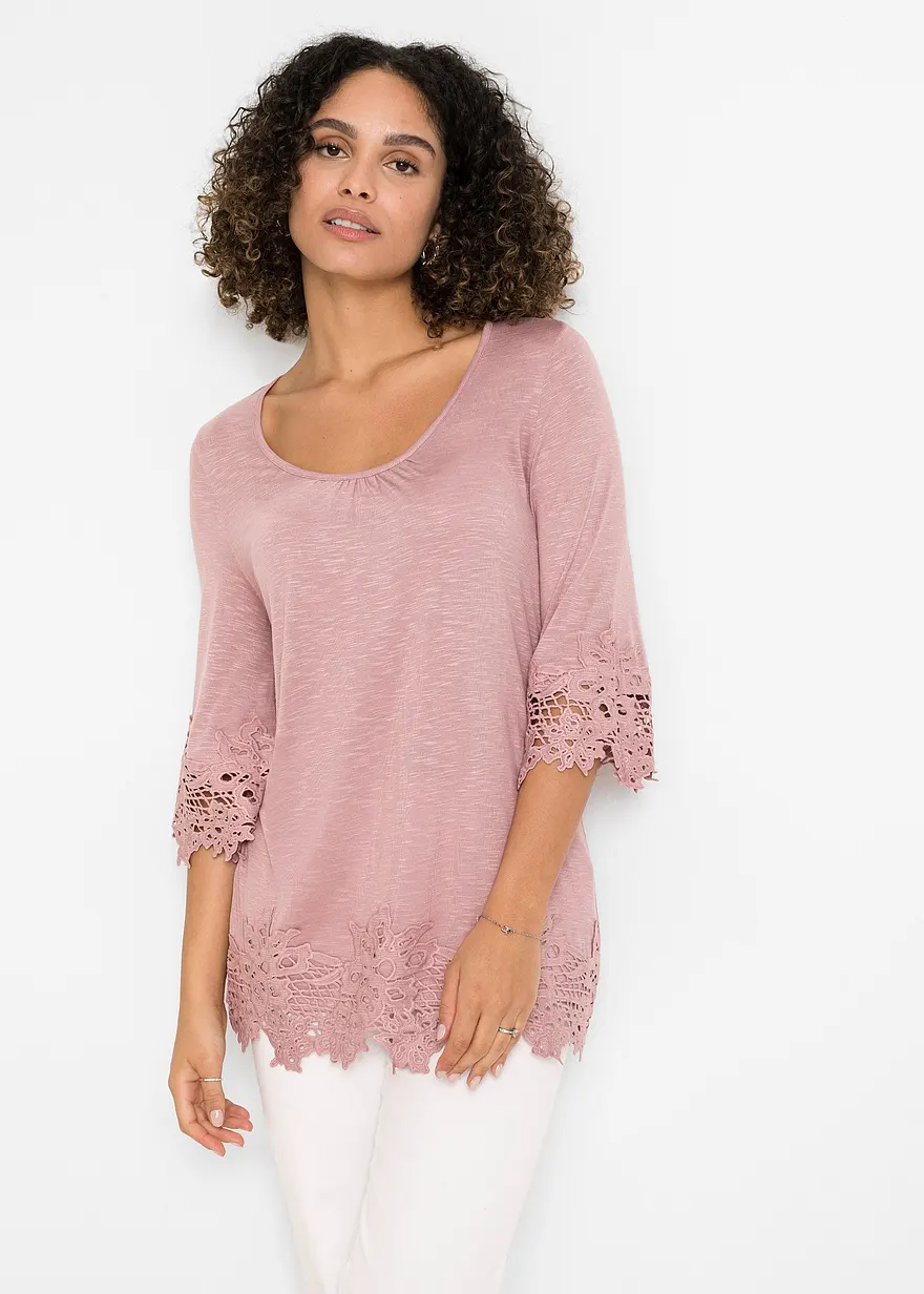 Shirt mit Spitze