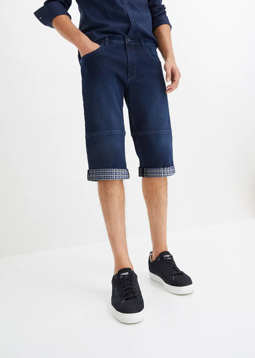 Long-Jeans-Bermuda, Regular Fit