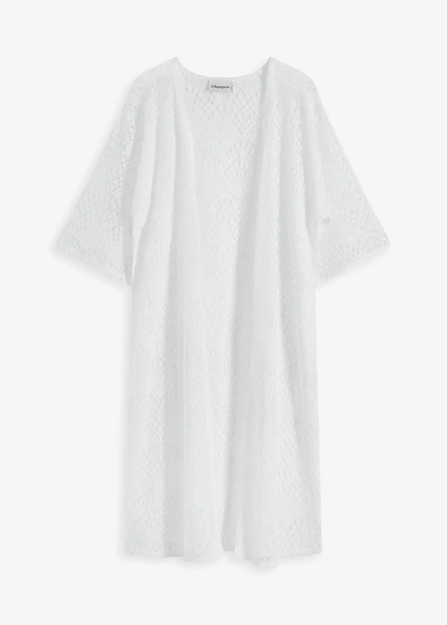 Transparenter Strandkimono
