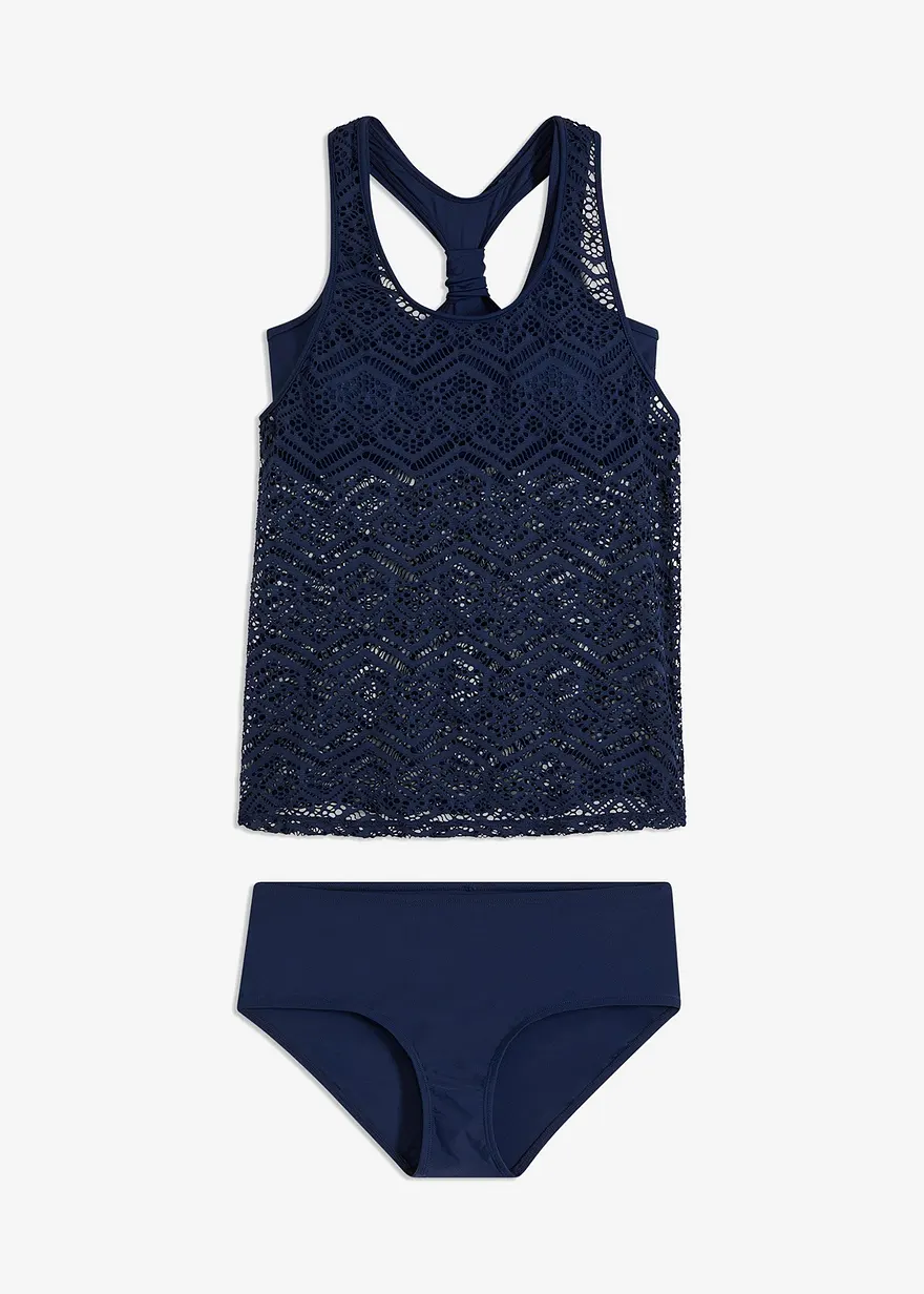 Tankini (2-tlg. Set) aus Spitze