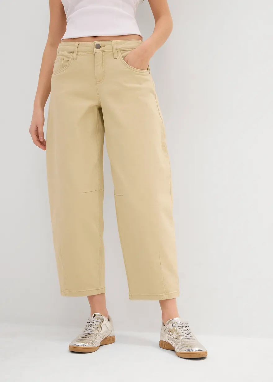 Twillhose aus elastischem Baumwoll-Mix