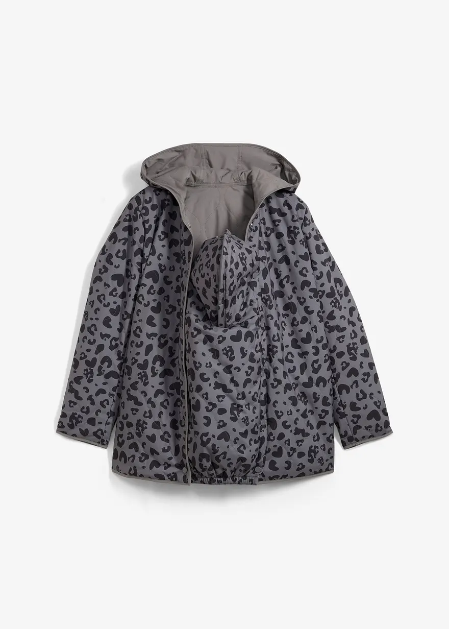 4-in-1 Wende-Umstandsjacke mit Tragefunktion