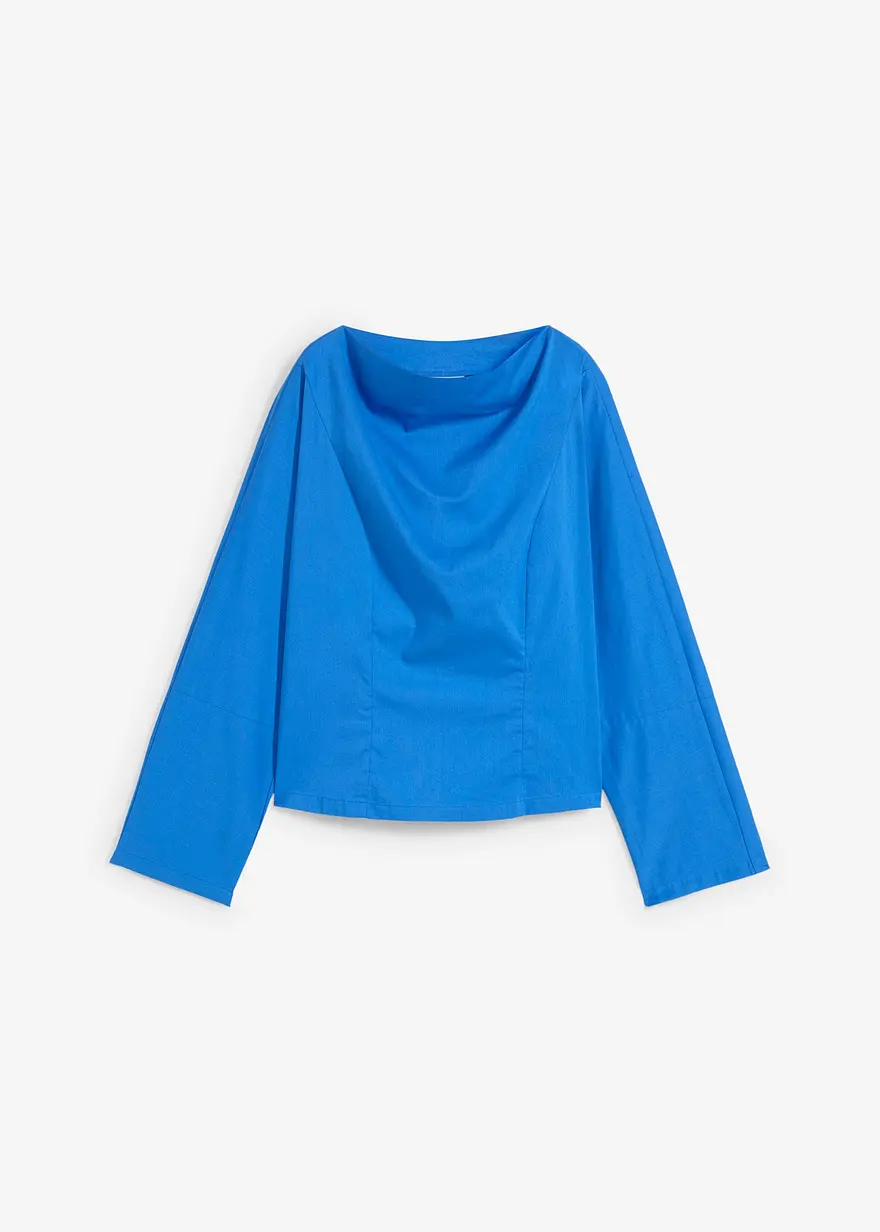 Bluse mit weitem Ausschnitt