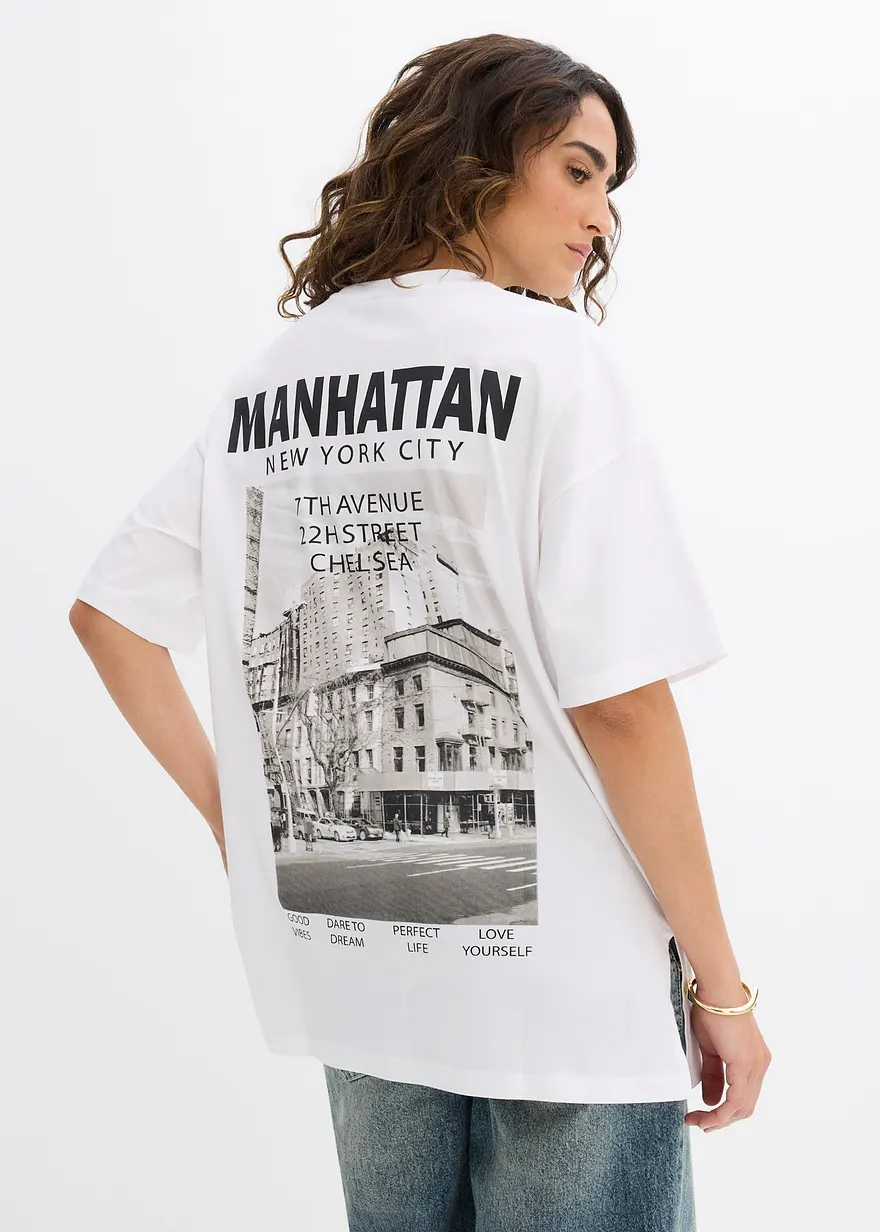Oversize-Shirt aus reiner Bio-Baumwolle