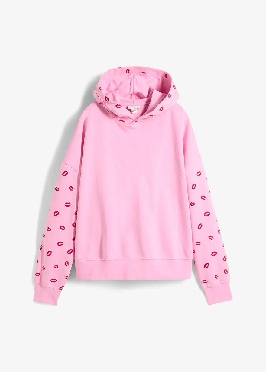 Weiter Hoodie aus reiner Bio-Baumwolle
