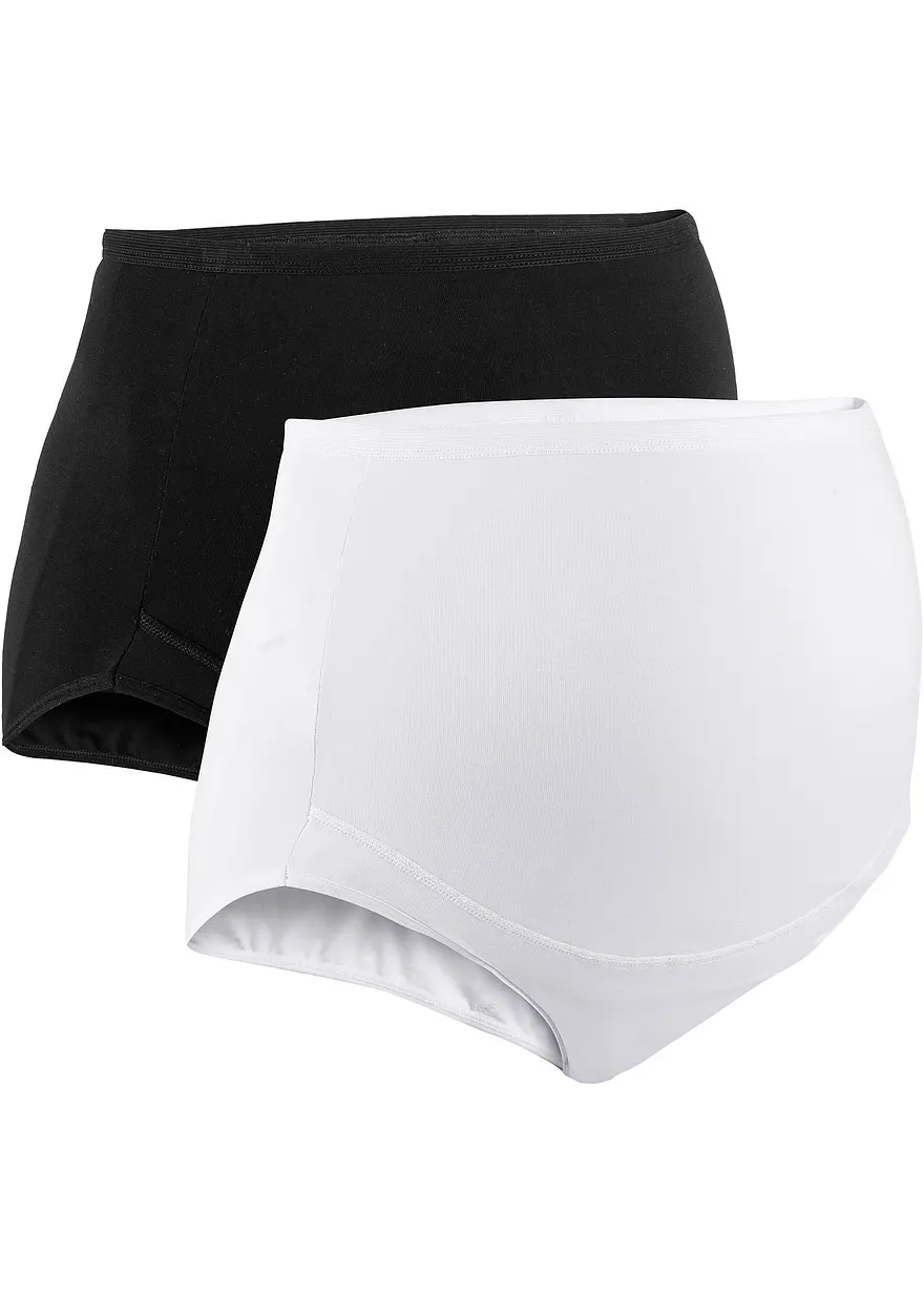Umstandsslip mit Bio-Baumwolle (2er Pack)