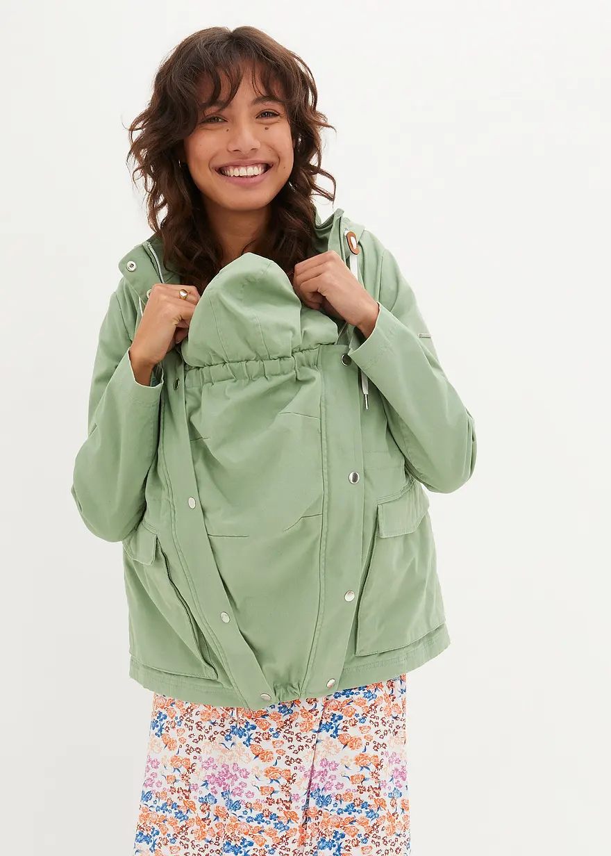 3-in-1 Umstandsjacke mit Trageeinsatz