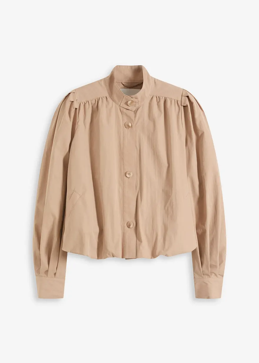 Jacke mit Ballonsaum