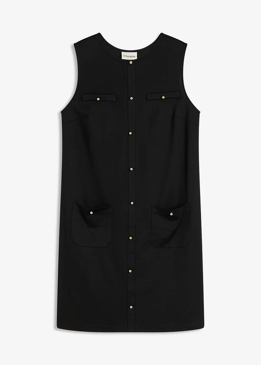 Kleid mit dekorativen Knöpfen