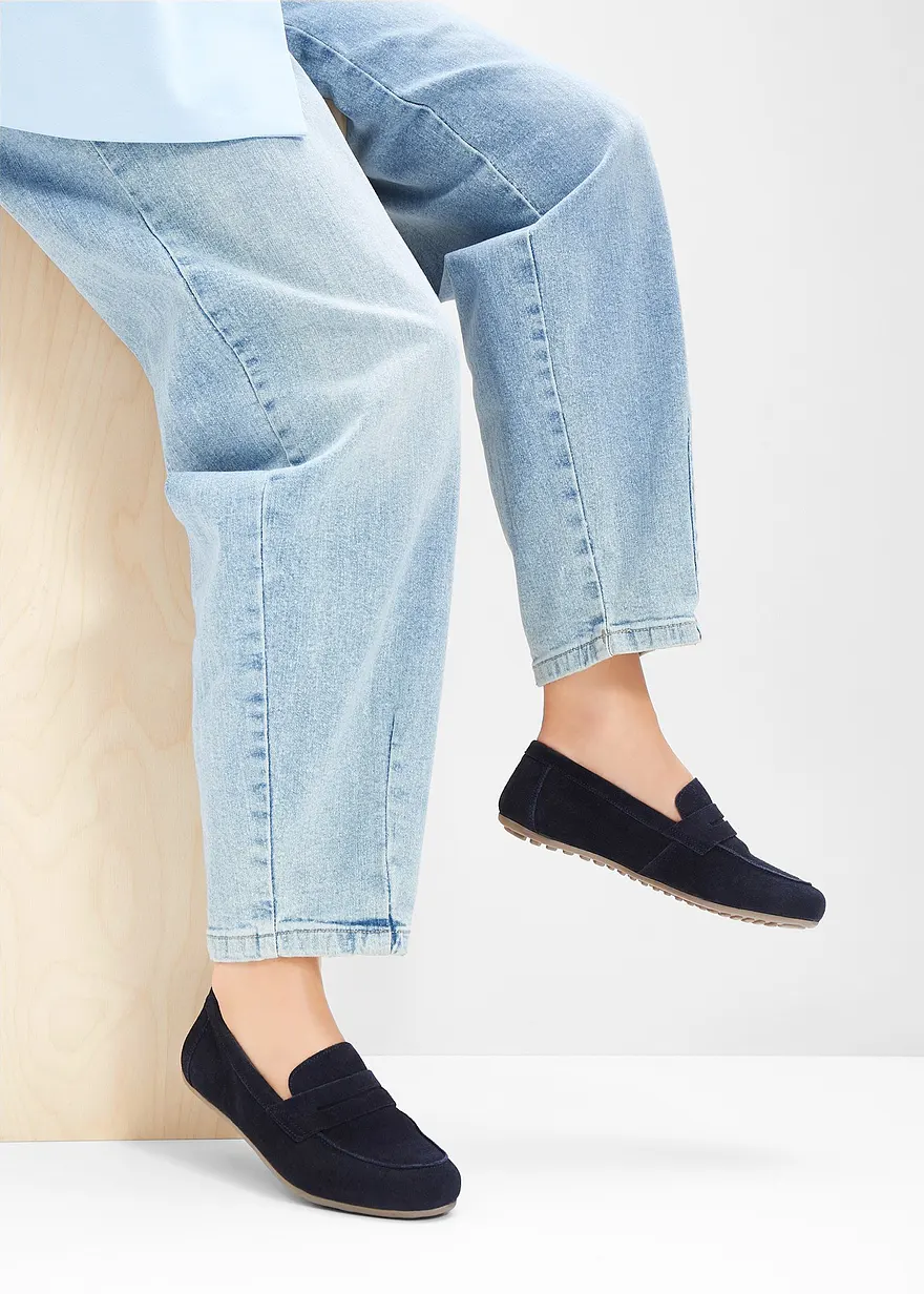 Loafer aus Leder