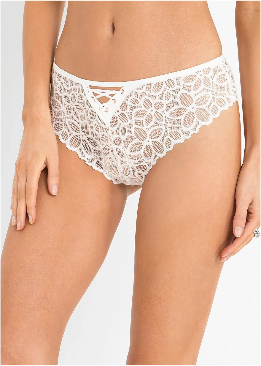 Brazilslip aus feiner Spitze
