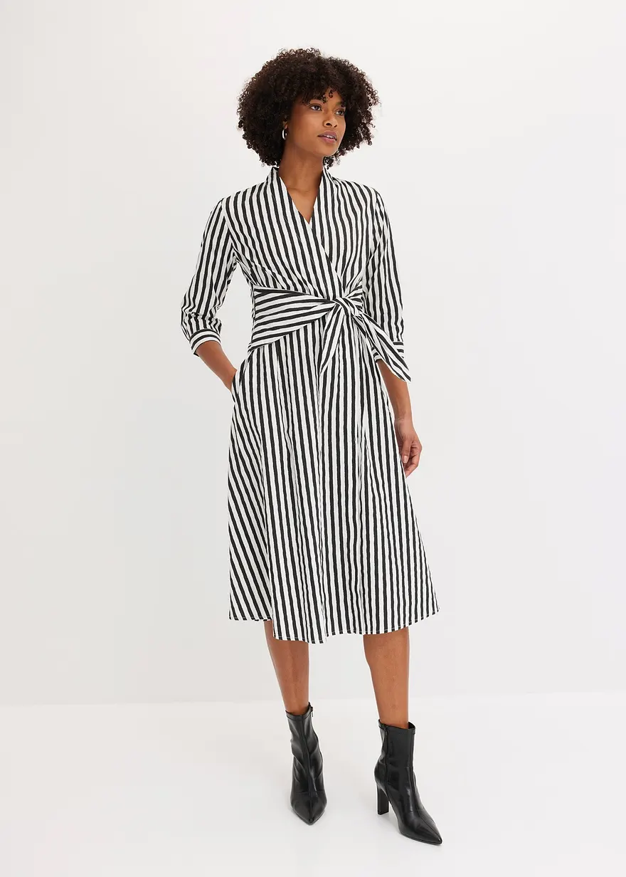 Midikleid mit Bindeband
