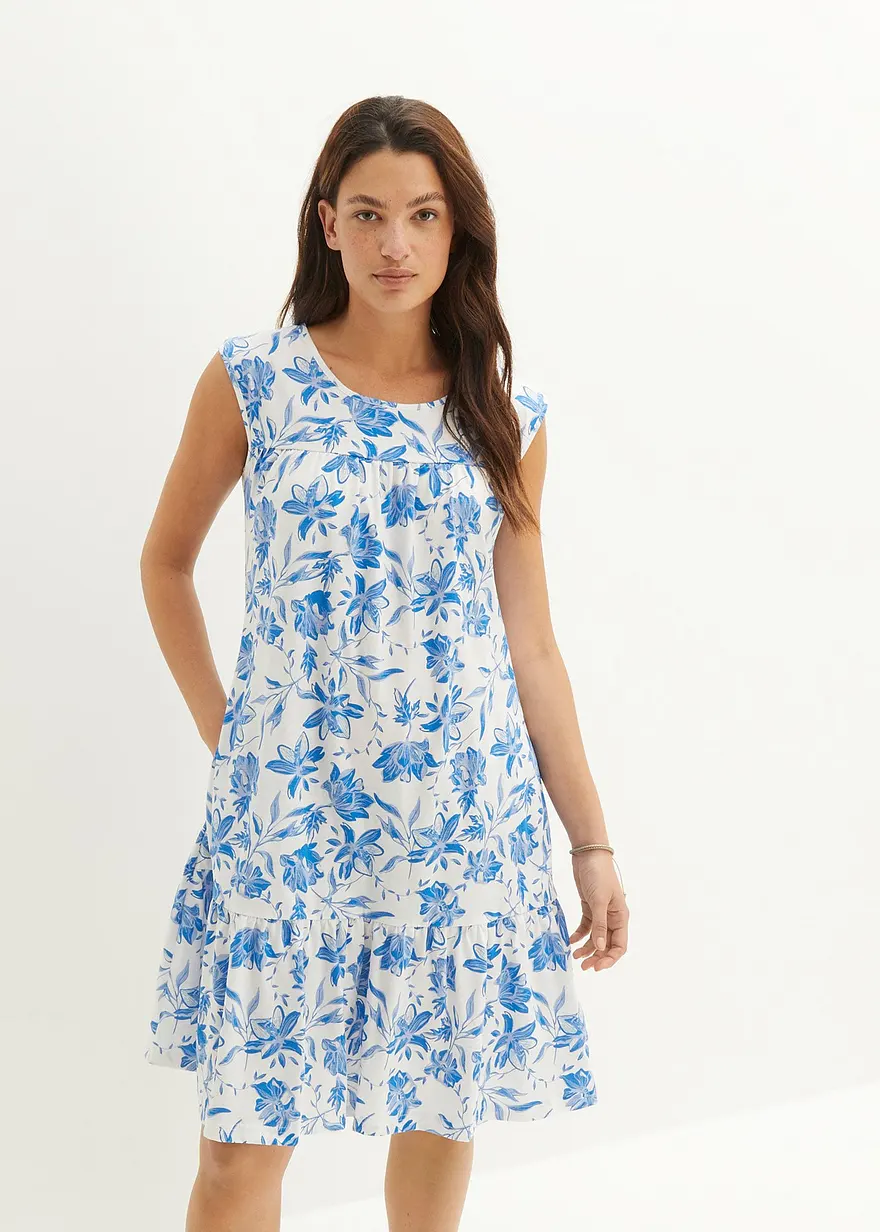 Midikleid mit Volant