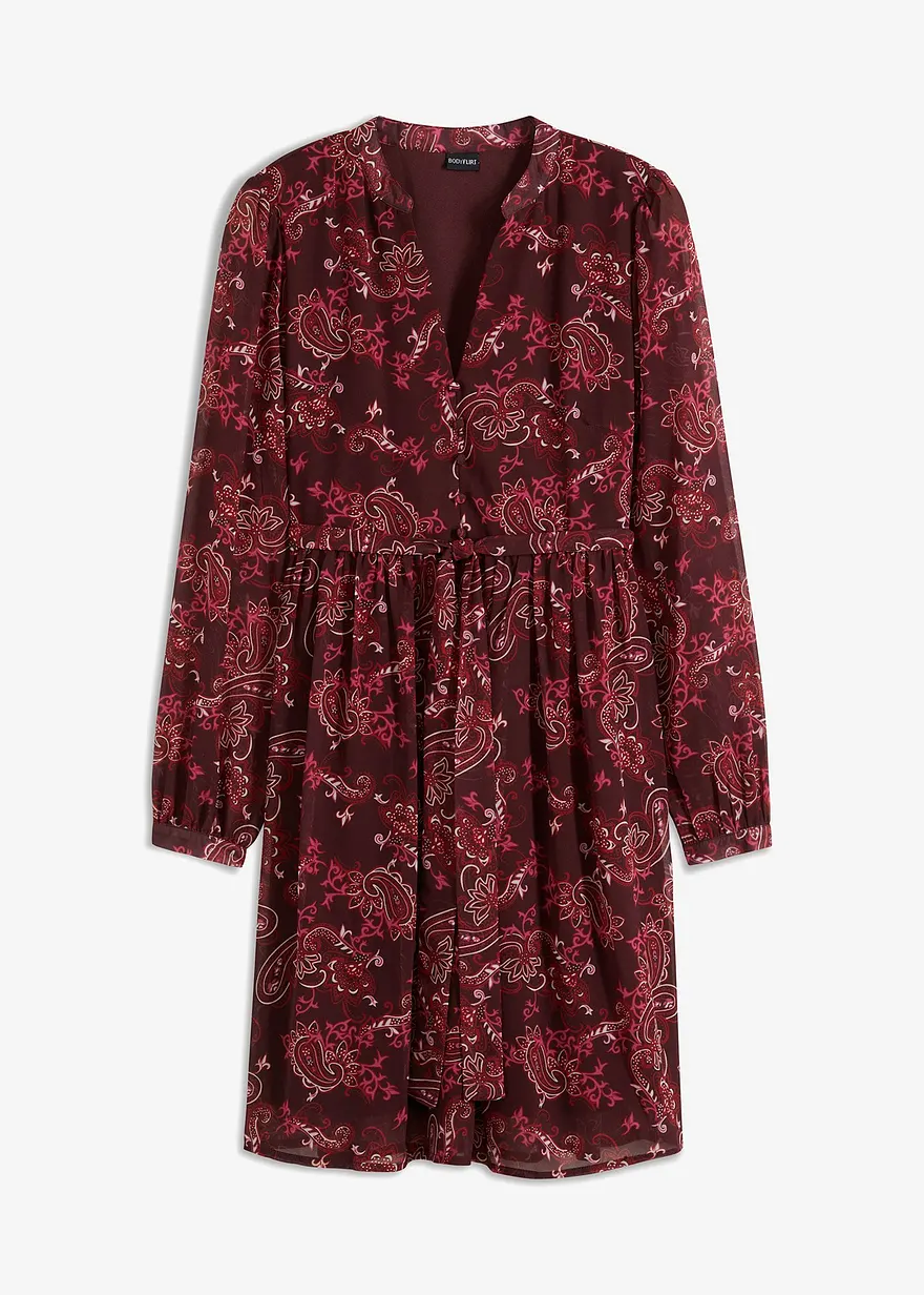 bedrucktes Chiffonkleid