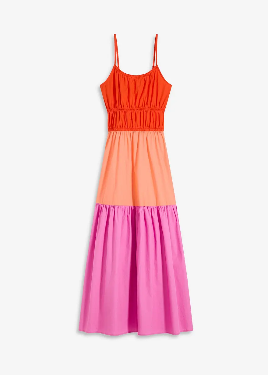 Trägerkleid aus reiner Baumwolle