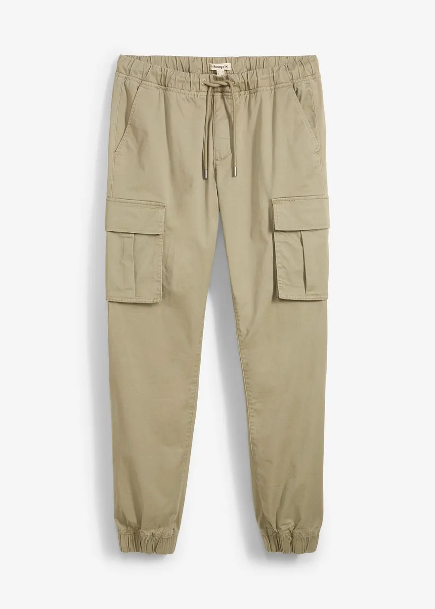 Loose Fit Schlupf-Cargohose, Straight
