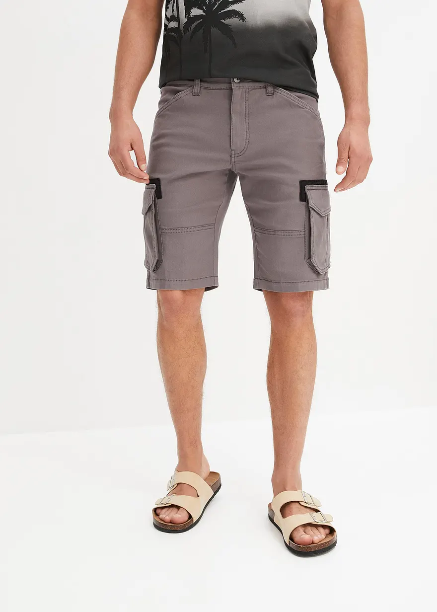 Stretch-Cargo-Bermuda, Regular Fit