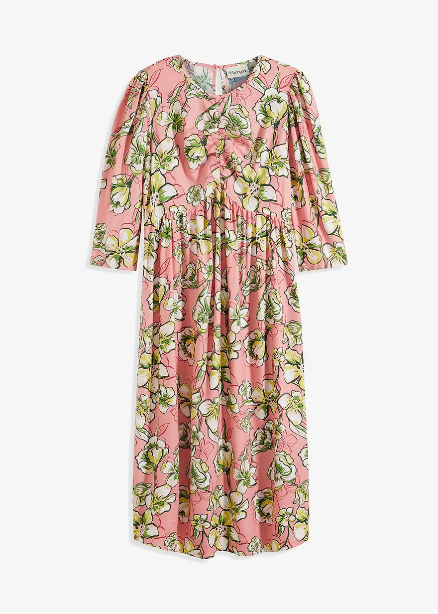 Midikleid aus softer Viskose