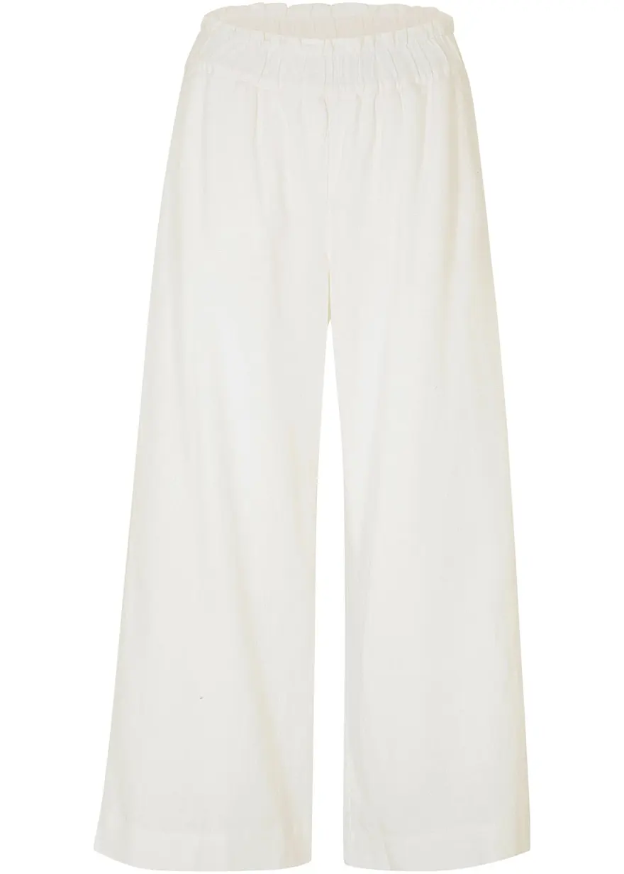 Leinen-Culotte, wadenlang