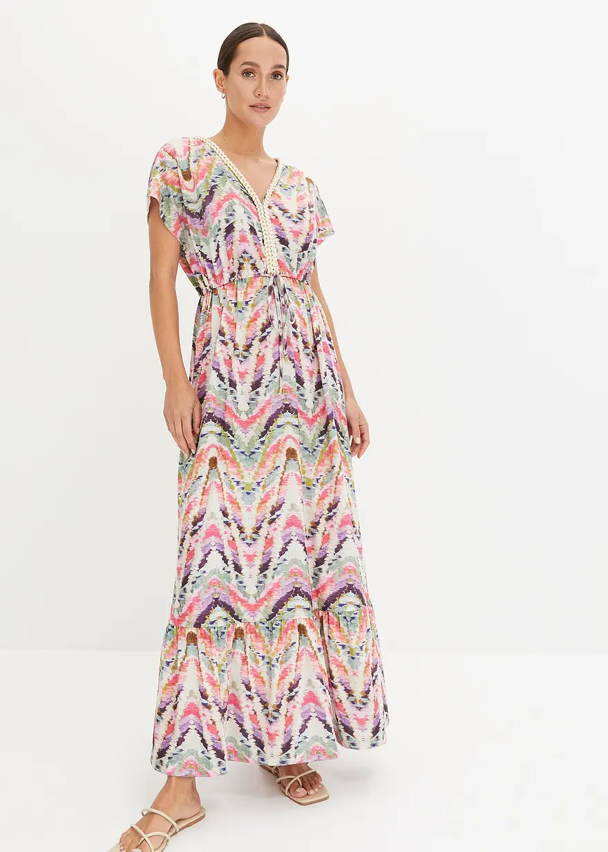 bedrucktes Maxikleid