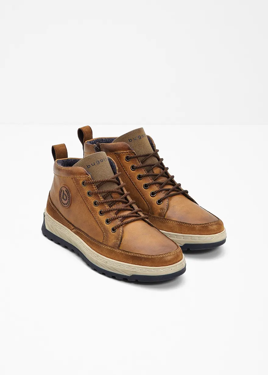Bugatti Schnür Boot aus Leder