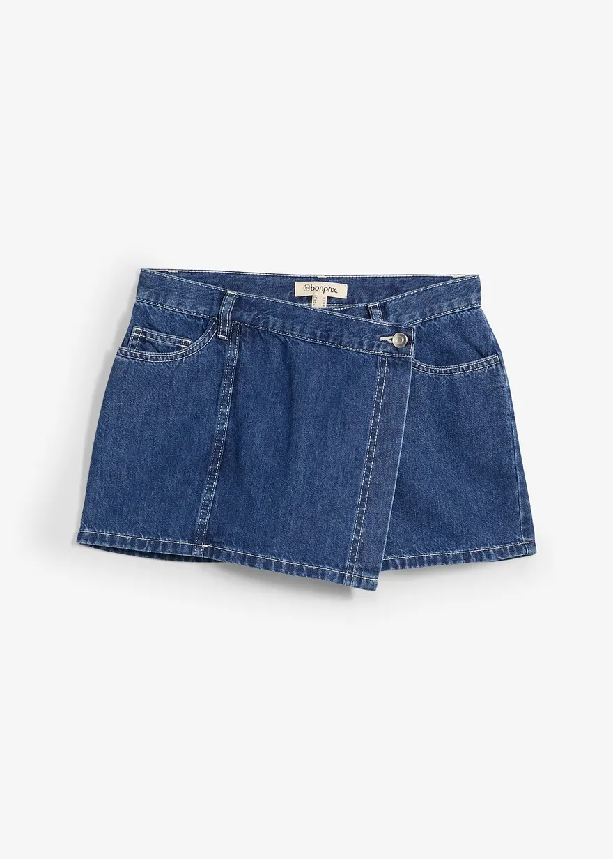 Jeans Hosenrock, Mid Waist