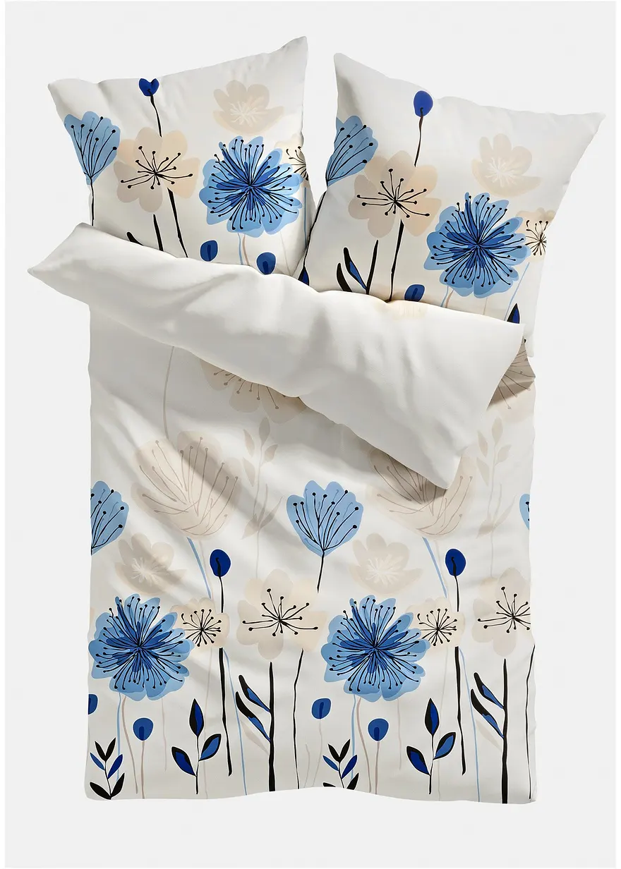 Bettwäsche mit Blumen