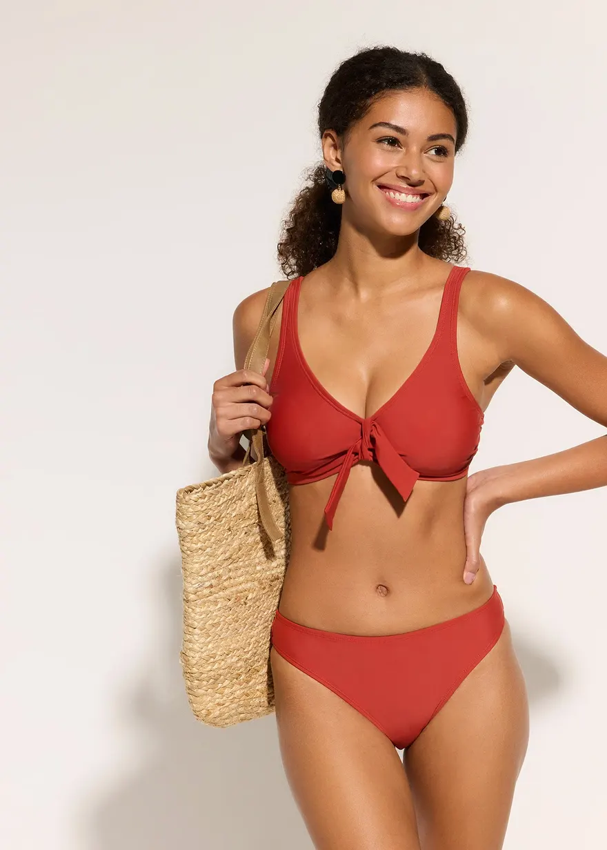 Bustier-Bikini (2-tlg.Set) mit Bindeband