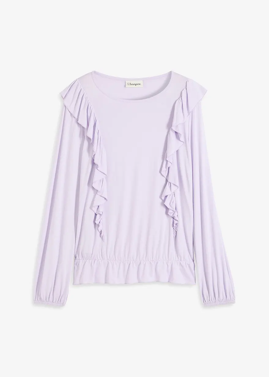 Shirtbluse mit Volants