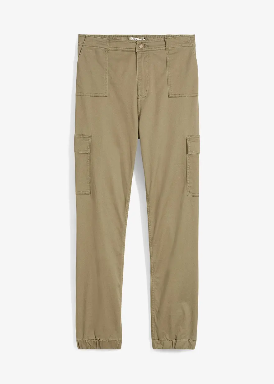 Cargohose mit aufgesetzten Taschen
