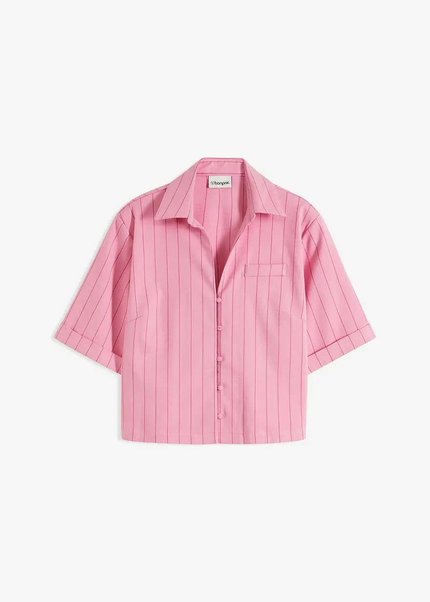 Nadelstreifen Hemdbluse