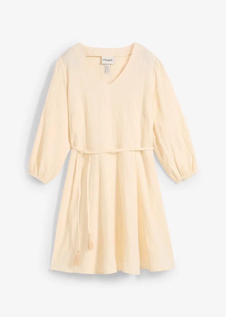 Mini-Kleid aus reiner Baumwolle