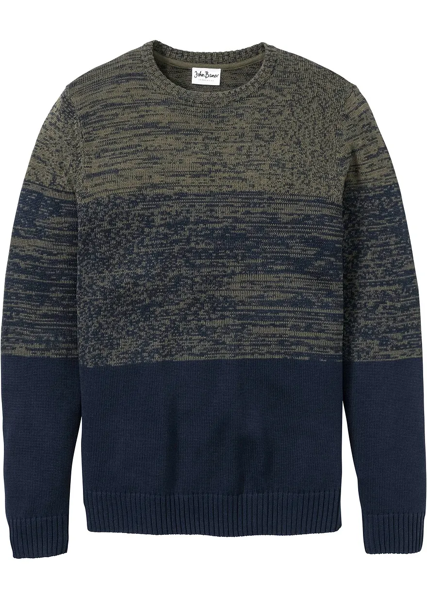 Feinstrickpullover mit Komfortschnitt und Baumwolle