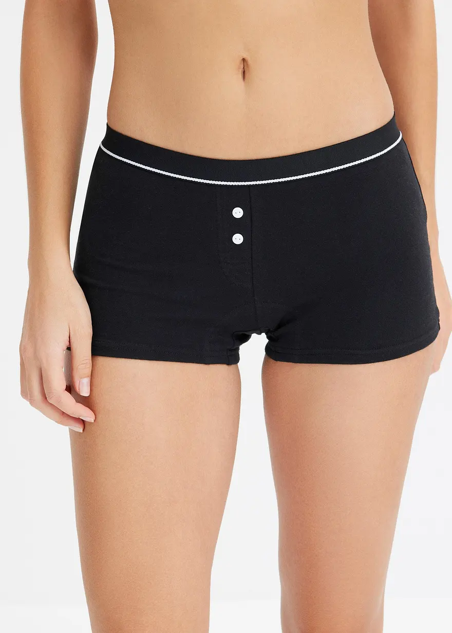 Damen Boxer mit Bio-Baumwolle (4er Pack)