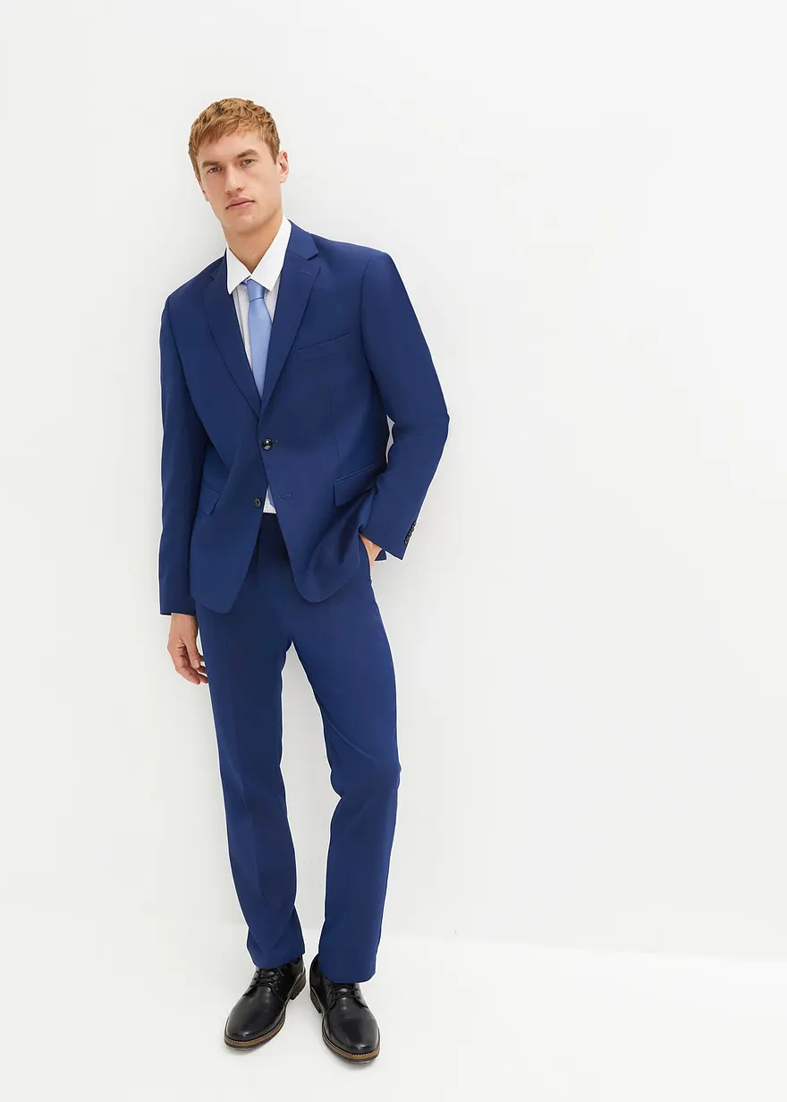 Anzug mit Krawatte (3-tlg.Set), Regular Fit