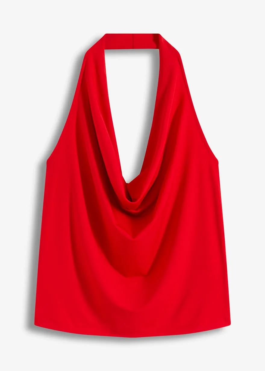Neckholder-Top mit tiefem Ausschnitt