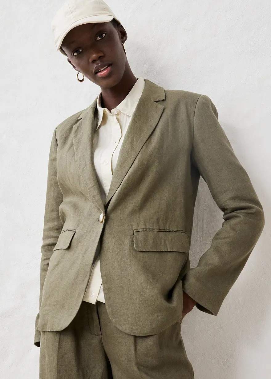 Blazer aus reinem Leinen